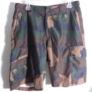 Free World Camo Belt Loops Zipper Fly Casual Board